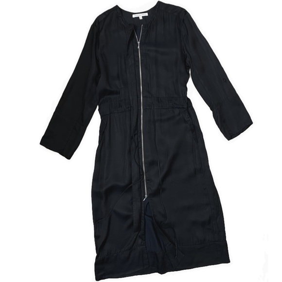 BURNING TORCH Little Black Dress Zippered Front Womens size S - Picture 4 of 14